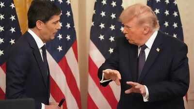 Donald Trump, Kevin Warsh (AP image) Fed up, Trump demands rate cuts, or else….