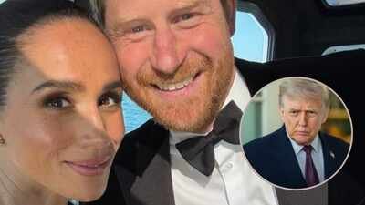 Donald Trump shares his comments about Meghan Markle and Prince Harry's move to the UK after 6 years. (Instagram) US President Donald Trump REACTS to Prince Harry and Meghan Markle’s UK move; says, ‘I wouldn't have taken them back'