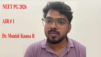 He attempted 10,425 MCQs and revised workbooks 4–5 times; meet Dr Monish Kanna R, NEET PG 2026 AIR 1 (Photo: Social Media) Meet Dr Monish, NEET PG 2026 AIR 1 holder who scored 641 out of 720; what we know about his achievement