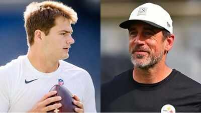 Drake Maye's jaw-dropping journey from Rodgers superfan to NFL star (Getty Images) Drake Maye spent his childhood studying Aaron Rodgers on YouTube now he's replacing him as the NFL's next star