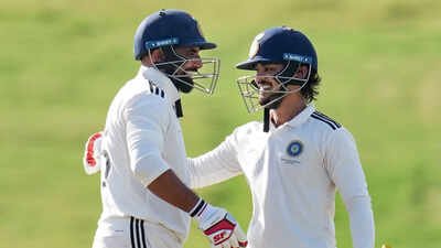 East Zone's captain Ishan Kishan and Mohammed Shami (PTI Photo) 'Age is just a number': Ishan Kishan confident of 'hungry' Mohammed Shami making India comeback