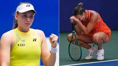 Elena Rybakina (left), and Aryna Sabalenka Aryna Sabalenka dethroned after 99 weeks: Kazakhstan's Elena Rybakina to become world No. 1 for first time