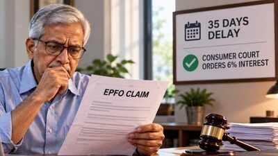EPFO delayed a retiree’s Rs 14.06 lakh PF claim by 35 days, citing a missing document; consumer court rejects defence and orders 6% interest