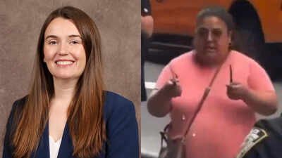 NYPD commissioner Jessica Tisch said the attack appeared to be random and unprovoked. Police said officers arriving at the scene encountered Pamela Cisneros, 49, who was brandishing two large knives and advancing towards them Times Square stabbing: Bank of America VP Erin Piacenti among victims