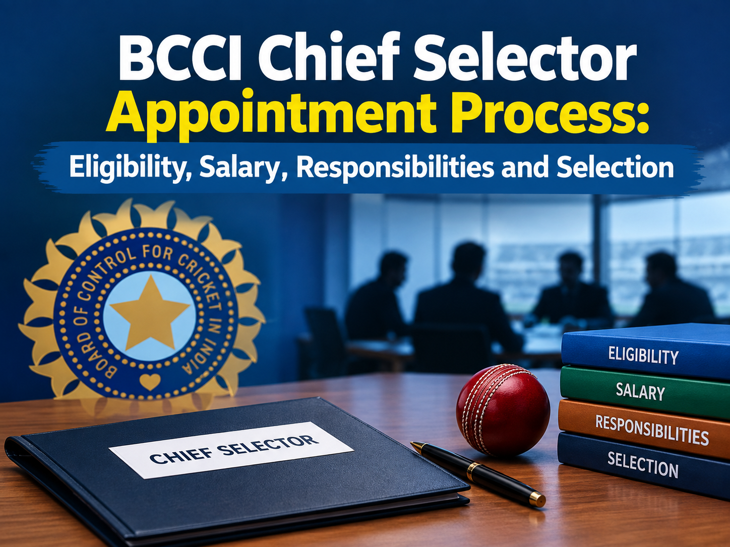 BCCI Chief Selector Appointment Process: Eligibility, Salary, Responsibilities and Selection