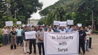 Faculty forum stages march in support of Prof Surya 'No complaint received by SC/ST cell from Sahil Wakode': IIT-B professor on student suicide case