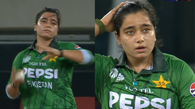 Fatima Sana Fatima Sana’s fiery Shafali Verma send-off draws savage response: ‘Your entire team just scored 55’
