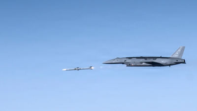The Anduril FQ-44 Fury is an American multirole unmanned fighter aircraft with loyal wingman capabilities. (Image credit: US DoW) How AI powered autonomous drones are reshaping aerial combat