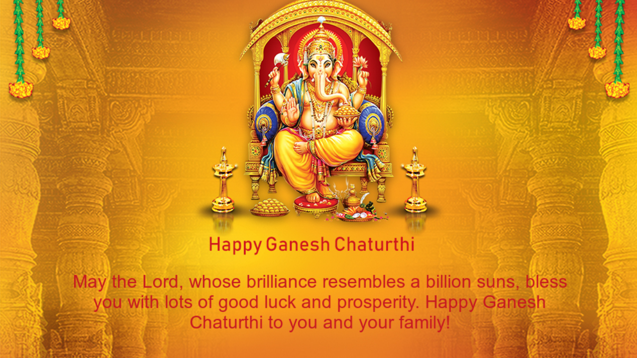 Ganesh Chaturthi messages for family