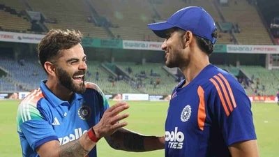 Virat Kohli and Shubman Gill in great spirits after the match (BCCI)