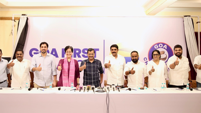 The alliance has presented itself as a "non-BJP, non-Congress alternative". Kejriwal-Sardesai Goa gambit: Attack defections, welcome rivals