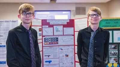 Henry and Jack GroverRiversideunified.org Meet Henry and Jack Grover, the Riverside twins whose wildfire-inspired hydrogel kept hot material from reigniting nine times longer than water