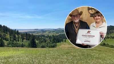 Pic credit: Wyoming Stock Growers Land Trust On the day his mother died, a Wyoming rancher promised their family land would never be developed; 8 years later, he protected the 2,506 acres forever