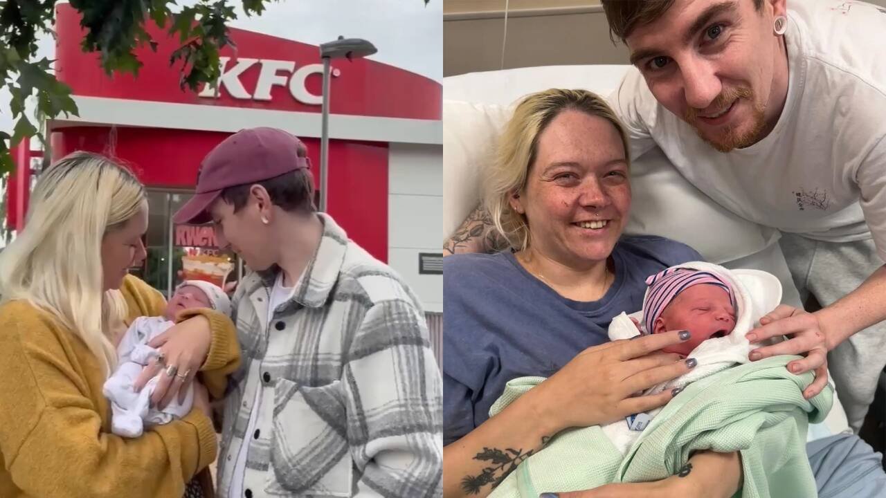 Hospital sent her home, then she gave birth in a KFC car park