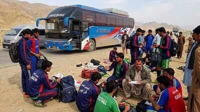 Image credit X @Baloch_Nojawan 'Took mobile phones, cash': Karachi football team robbed at gunpoint on Balochistan highway