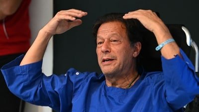Former Pakistan prime minister Imran Khan. (AFP)