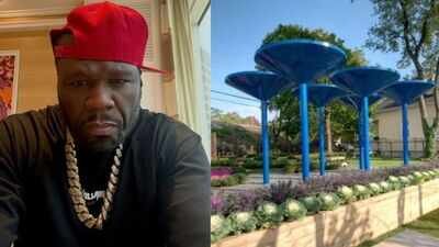 In 2008, 50 Cent helped transform a neglected Queens garden with a rainwater harvesting system; 18 years later, the community green space still carries his name