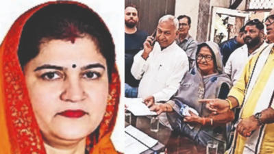 In a remarkable twist within local politics, Anuradha Singh of the BJP has ascended to the position of mayor for the Bharatpur Municipal Corporation Bharatpur mayor’s post goes to BJP after contender ‘persuaded’ to quit race