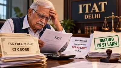 Senior citizen invested Rs 3 crore in tax-free bonds, but mistakenly paid tax on Rs 25.42 lakh interest earnings; why ITAT Delhi ordered Rs 9.91 lakh refund