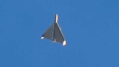 File photo: An Iranian Shahed exploding drone. Ukraine deploys drone specialists to Africa, Middle East to target Russian interests: Report