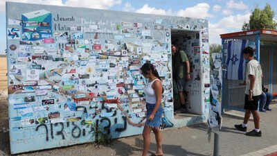 File photo: Memorial dedicated to the victims of the deadly October 7 attack on Israel by Hamas from Gaza 'Gaza on verge of exploding': Egypt spy chief warned Israel of Hamas escalation before Oct 7