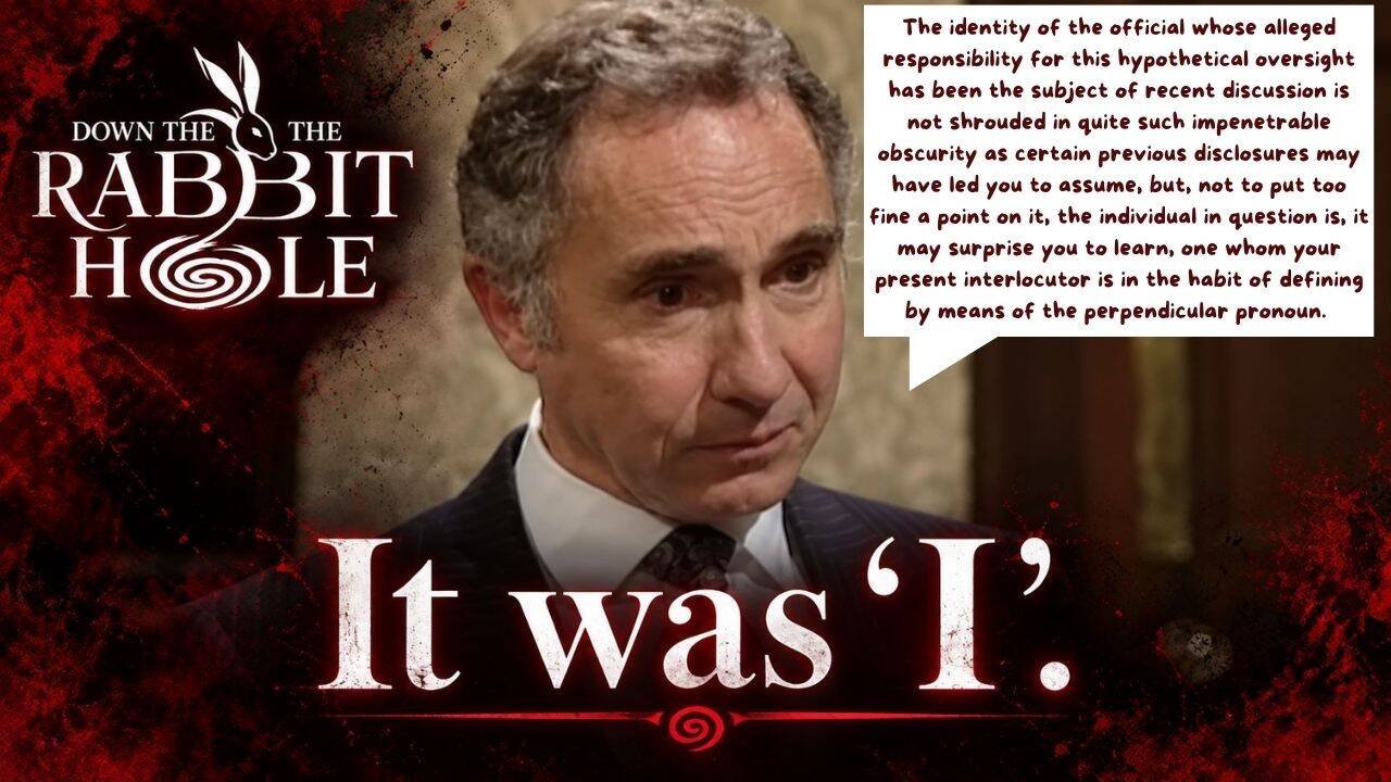 IT WAS I