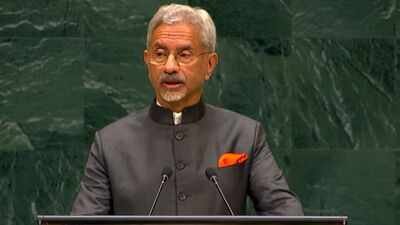 EAM Jaishankar speaks at UNGA 'India calls for restraint': Jaishankar on ship attacks in Gulf, seafarers at UNGA - top quotes