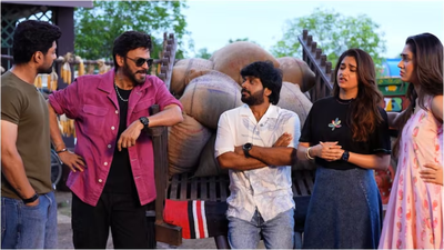 Picture Credit: X ‘January 12 Vidudala’: Venkatesh, Kalyan Ram, Keerthy Suresh and Krithi Shetty shoot a special dance number in Mysuru - Report