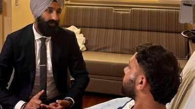 Jasjit Singh Dhanoa, director of legal services at the Jakara Movement, speaks with Gurvinder Singh. (Photo: X) 'Hate needs to stop': Indian-origin US lawmaker 'horrified' after Sikh driver stabbed 17 times in Wyoming