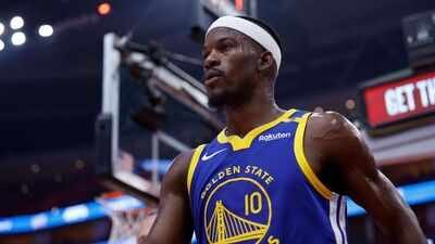 Jimmy Butler injury update. Image via: Tim Warner/ Getty Images Jimmy Butler injury update: NBA insider drops potential return timeline for Warriors star amid intense trade speculation