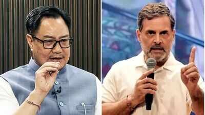 Rahul Gandhi had alleged that the 2024 Lok Sabha and assembly elections were “all rigged”. 'Wrong message to society': Rijiju attacks Rahul Gandhi over Gyanesh Kumar resignation demand