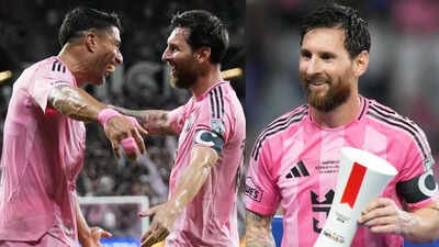 Lionel Messi wins 49th career trophy with 100th goal for Inter Miami Watch: Lionel Messi wins 49th career trophy with 100th goal for Inter Miami