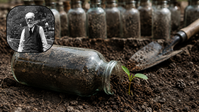 Michigan State University botanist William James Beal buried 20 glass bottles filled with seeds A Michigan scientist buried seeds in 20 glass bottles in 1879; 142 years later, some still grew, and the experiment is set to run until 2100