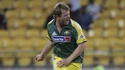 That match was the last Mick Lewis ever played for Australia. (AFP) That match was the last Mick Lewis ever played for Australia. (AFP)