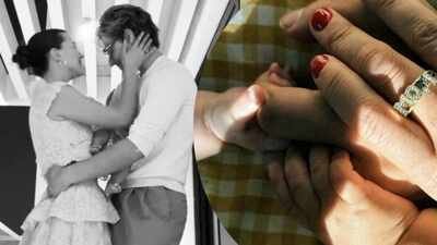 Pic: Instagram Millie Bobby Brown and Jake Bongiovi welcome a baby boy; share first glimpse in cute family photo - PIC