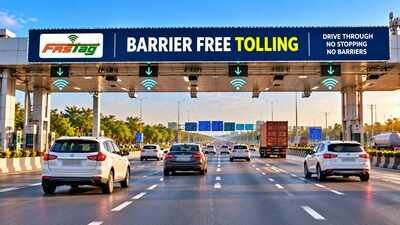 This allows toll to be charged without vehicles stopping, slowing down or remaining in a designated lane. (Image for representative purpose) India’s barrier-free tolling explained: No more stopping as FASTag & number plate recognition will help collect toll automatically