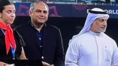 Mohsin Naqvi during the Women's Asia Cup 2026 final. (Screengrab)