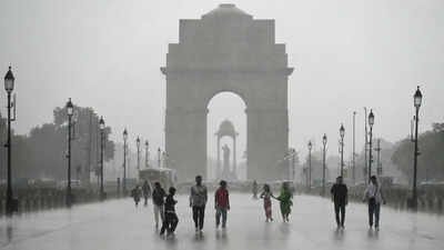 File photo: People and Children enjoy the rain near India Gate during a monsoon shower, in New Delhi (Picture credit: ANI) India's monsoon rainfall ends 13% below normal, fourth-lowest since 2001