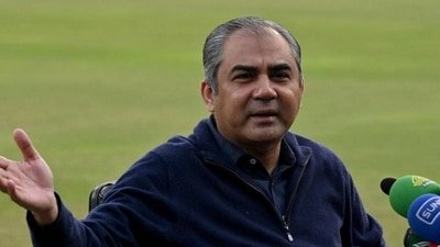 Mohsin Naqvi will be the chief guest for the closing ceremony of the Women's Asia Cup (AFP)