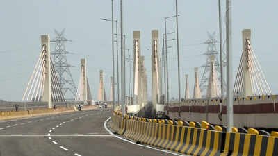A view of the Barapullah Phase-3 elevated corridor that is scheduled to be inaugurated on September 29, 2026, in New Delhi on Saturday. (ANI Photo) No median cuts, surface intersections on future high-speed NH corridors: NHAI