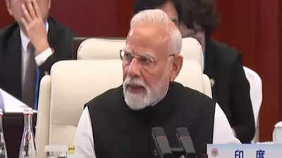 PM Modi called for dismantling the entire ecosystem that enables terrorism at SCO 'No double standards on terrorism': PM Modi's message at SCO summit in presence of Pak PM Shehbaz Sharif