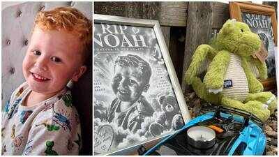 Noah Woods’ father Rhys paid tribute to his three-year-old son after his body was found in a Suffolk pond. (Photo: Suffolk Police/Noah Woods tributes) Who was Noah Woods? 3-year-old non-verbal Suffolk boy with partial hearing loss remembered by father as ‘the sweetest and most innocent little boy’ after body found in pond