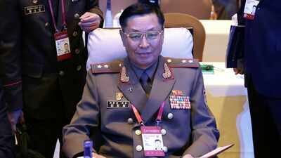 North Korea's Vice Defence Minister Kim Kang Il looks on before a plenary session at the Beijing Xiangshan Forum in Beijing, China (Reuters) North Korea to expand nuclear arsenal as 'US-led buildup justifies it'