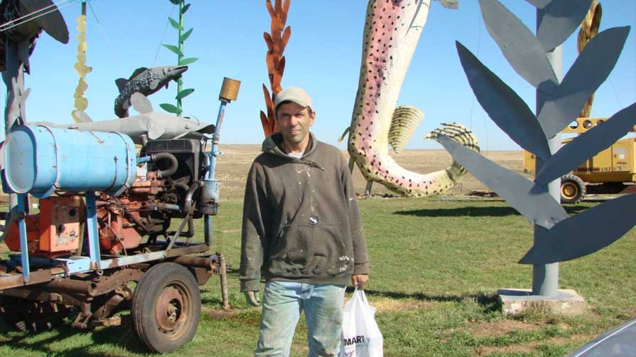 Now 75, Greff has no plans to stop creating. Concrete mixer tanks are being converted into gigantic spider bodies, and already a 70-foot spiderweb is being spun behind the Enchanted Castle, states an online report.