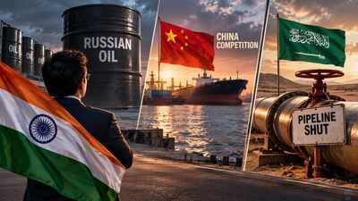 Where does that leave India, a country that imports around 90% of its crude oil? Russian oil squeeze, China competition, Saudi pipeline shut: Why India faces a crude triple whammy
