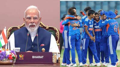 PM Modi congratulates Team India ‘Proud moment for Indian cricket’: PM Modi, President Murmu hail India after historic Women’s Asia Cup triumph