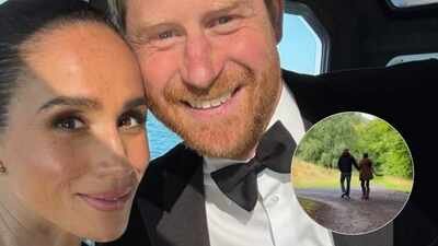 Meghan Markle posts for the first time since the couple moved to the UK with their children. (Instagram) Meghan Markle shares her first glimpse of life in the UK with Prince Harry and kids: From muddy splashes to fishing