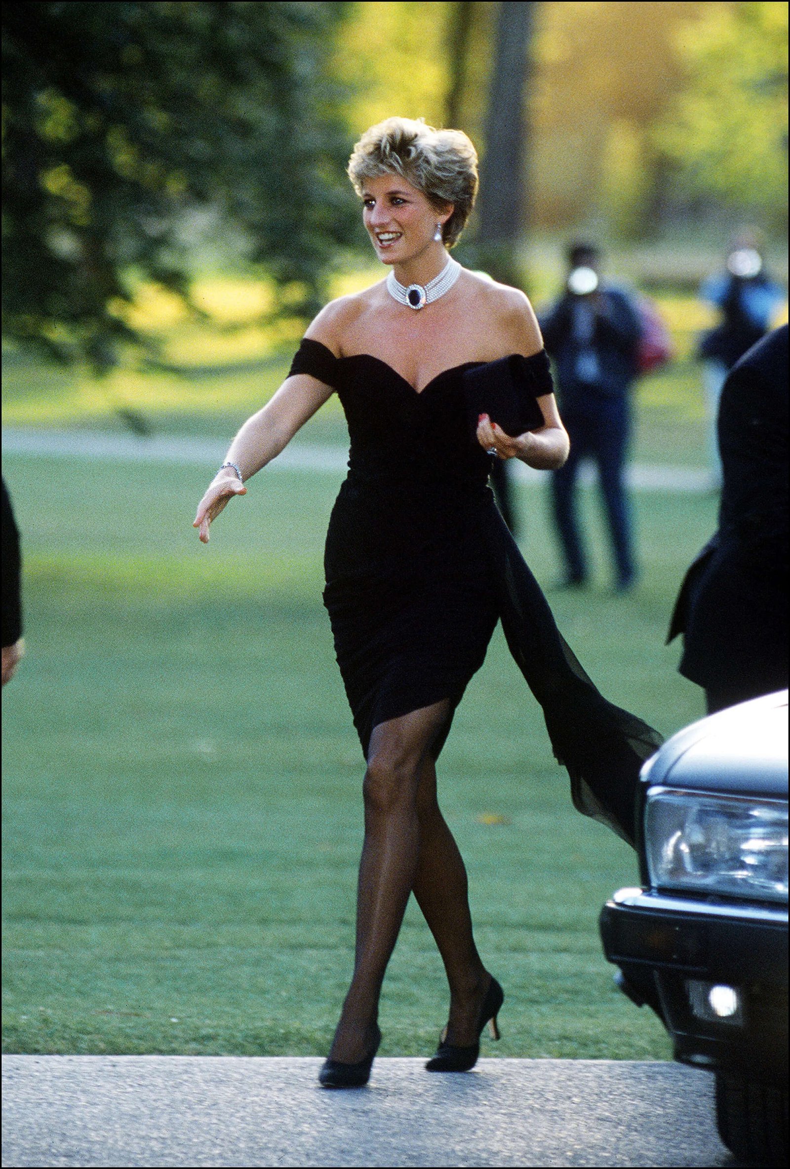 Princess Diana’s famous “revenge dress” was last auctioned in June 1997, just two months before her death.