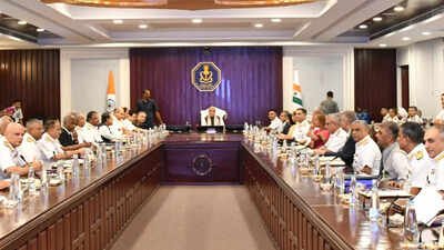 Military leadership asks Indian Navy to maintain combat readiness, strengthen maritime surveillance