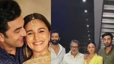 Ranbir Kapoor holds Alia Bhatt close in new photos; netizens notice his hand placement; 'Alia still has crush on her man'